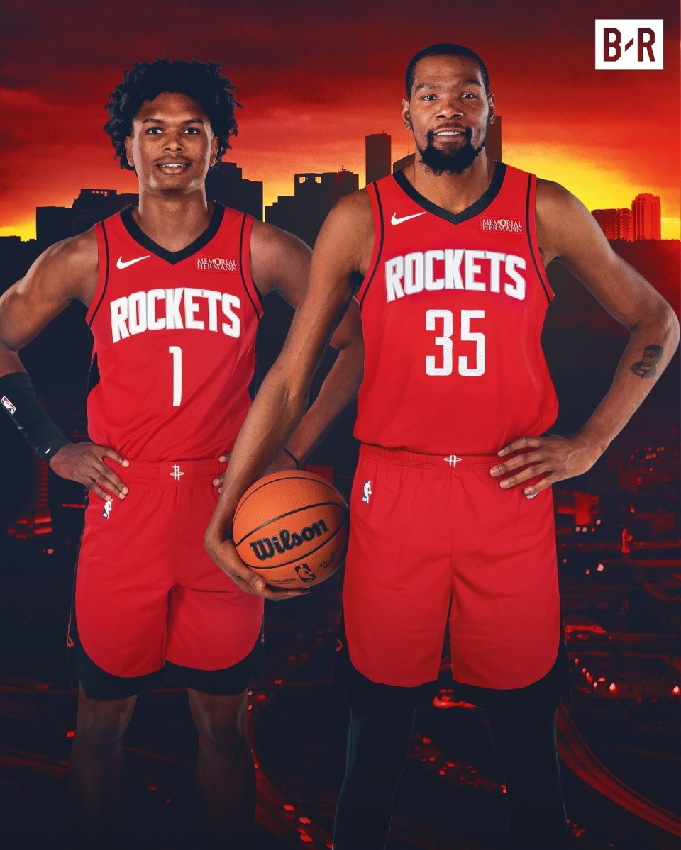 双方缠斗升, 火箭队球员, 前NBA球